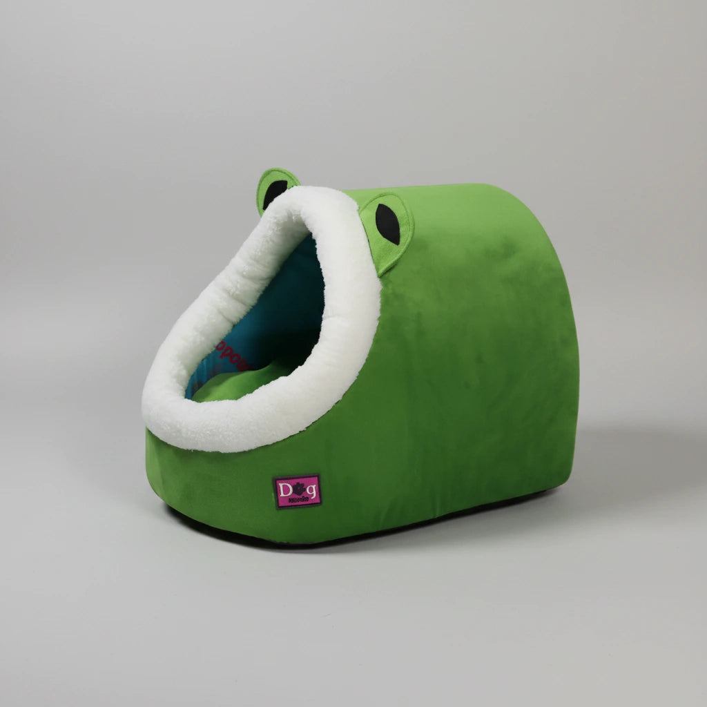 Petmoda Frog-Shaped Cozy Cat Cave