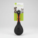 Nunbell Soft Pet Brush – Black and Red