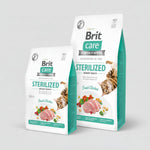 brit care sterilized cat dry food 2kg