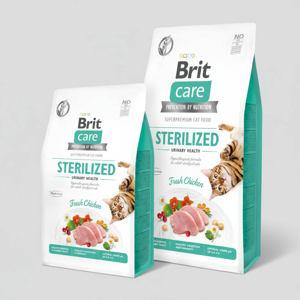 Brit Care Cat dry food grain free sterilized urinary health 2kg