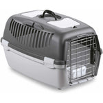 Stefanplast Gulliver 3 Delux Pet Carrier – Extra-Spacious Italian Travel Box with Metal Door, Top Hatch, and Water Bowl