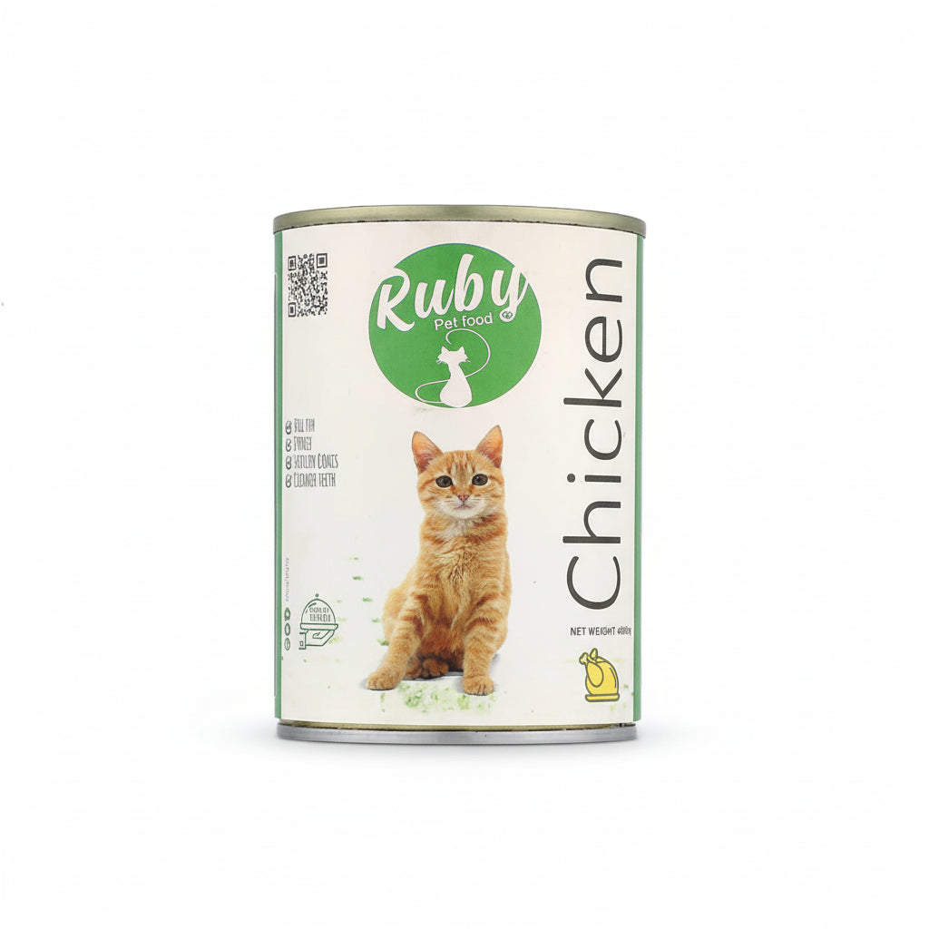 Ruby Chicken 400 gm for cats