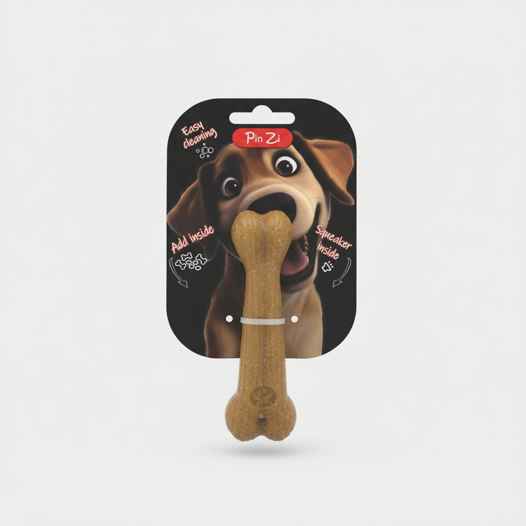 Pin Zi Bone-Shaped Dog Chew Toy
