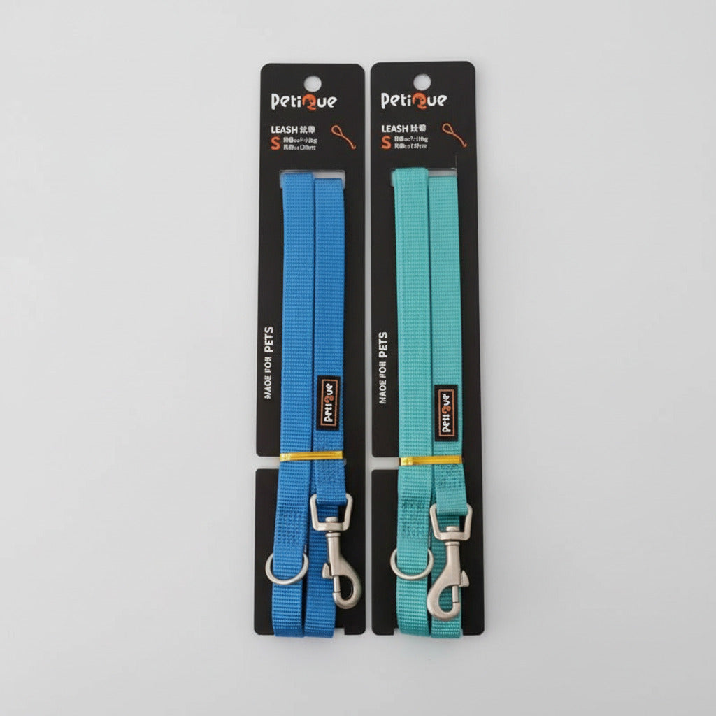 Petique Premium Ultra-Lightweight Pet Leash - Size XS (0.8cm x 120cm) - Sky Blue