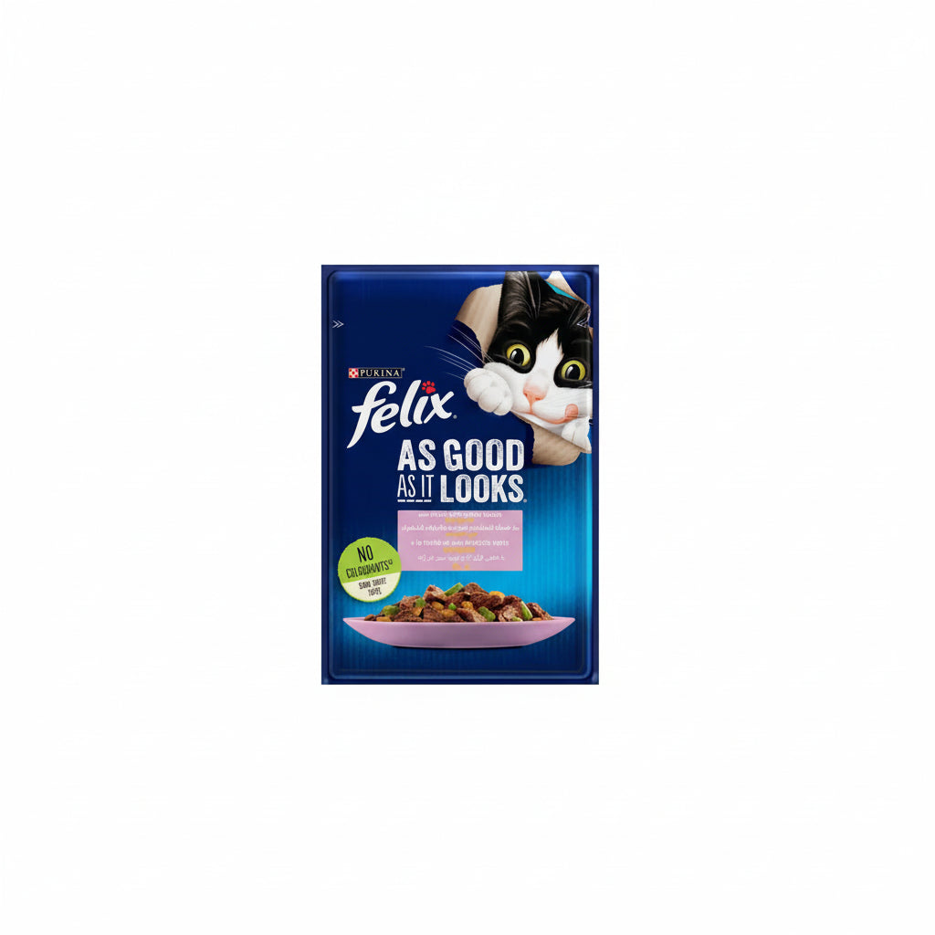 Purina Felix Trout and Green Beans 85Gm