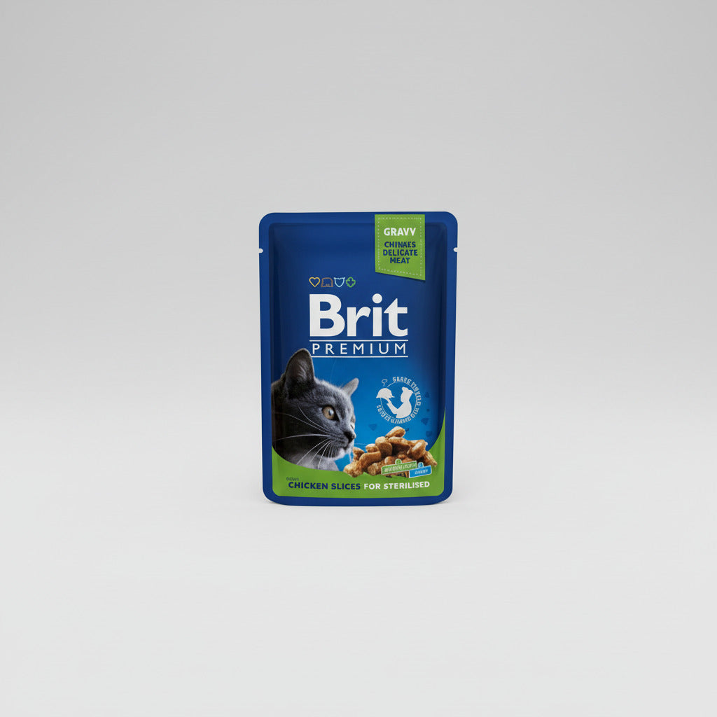 Brit Premium: Chicken for Sterilised Cats (85g)