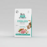 brit care sterilized cat dry food 2kg