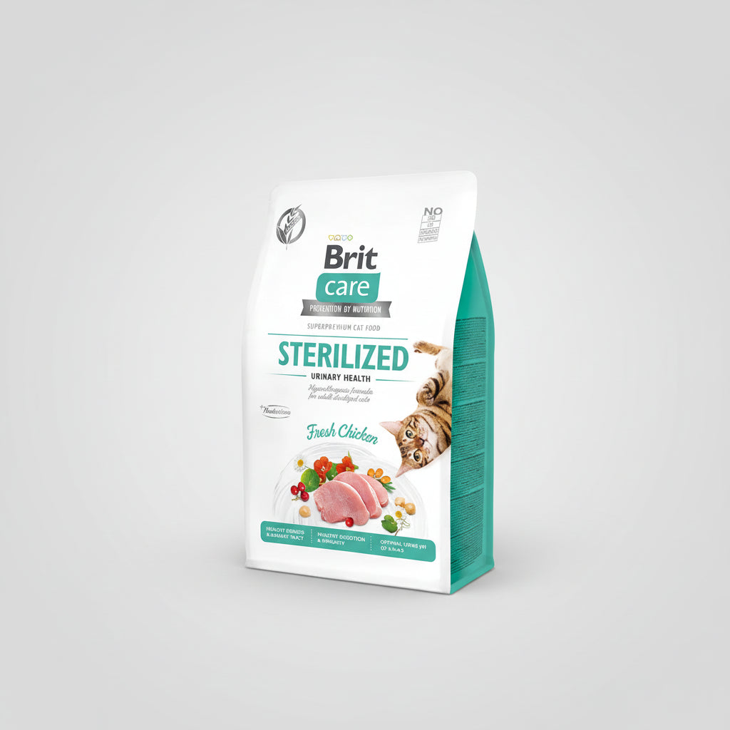 Brit Care Cat dry food grain free sterilized urinary health 2kg