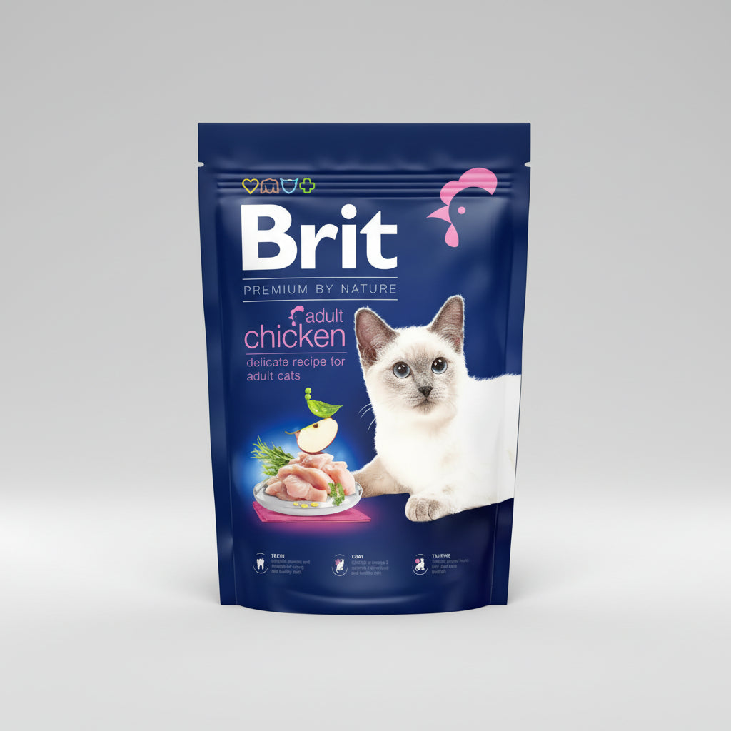 Brit Chicken Cat dry food Adult 300 gm