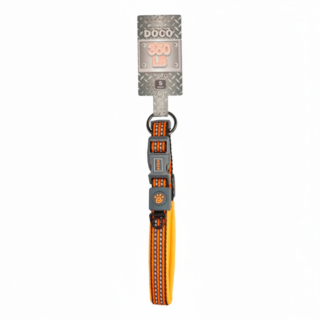 DOCO Reflective Mesh Padded Dog Collar-S