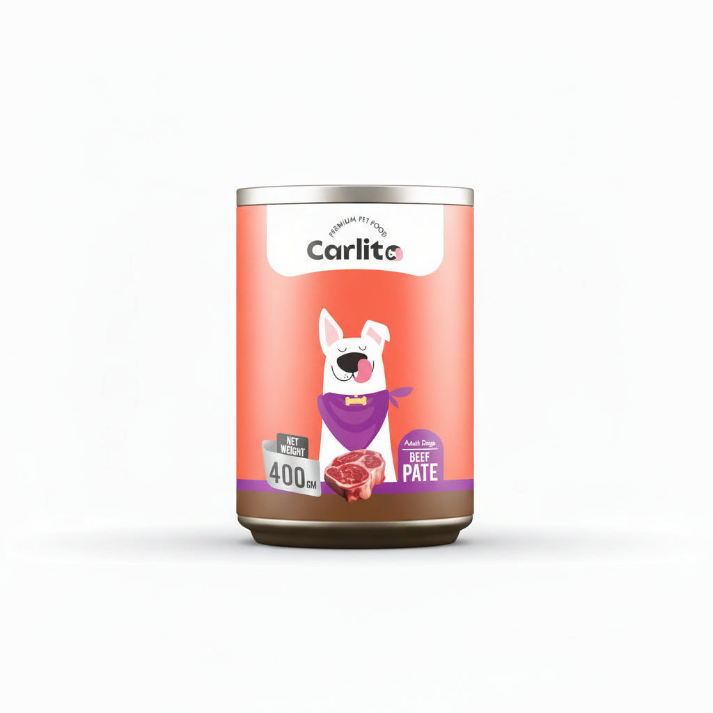 Carlito Adult Wet Food Beef Pate 400 Gm