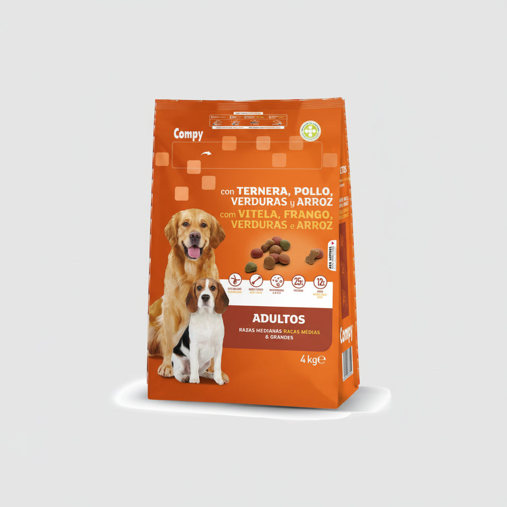 Compy for adult dogs of medium and large breeds (4kg)