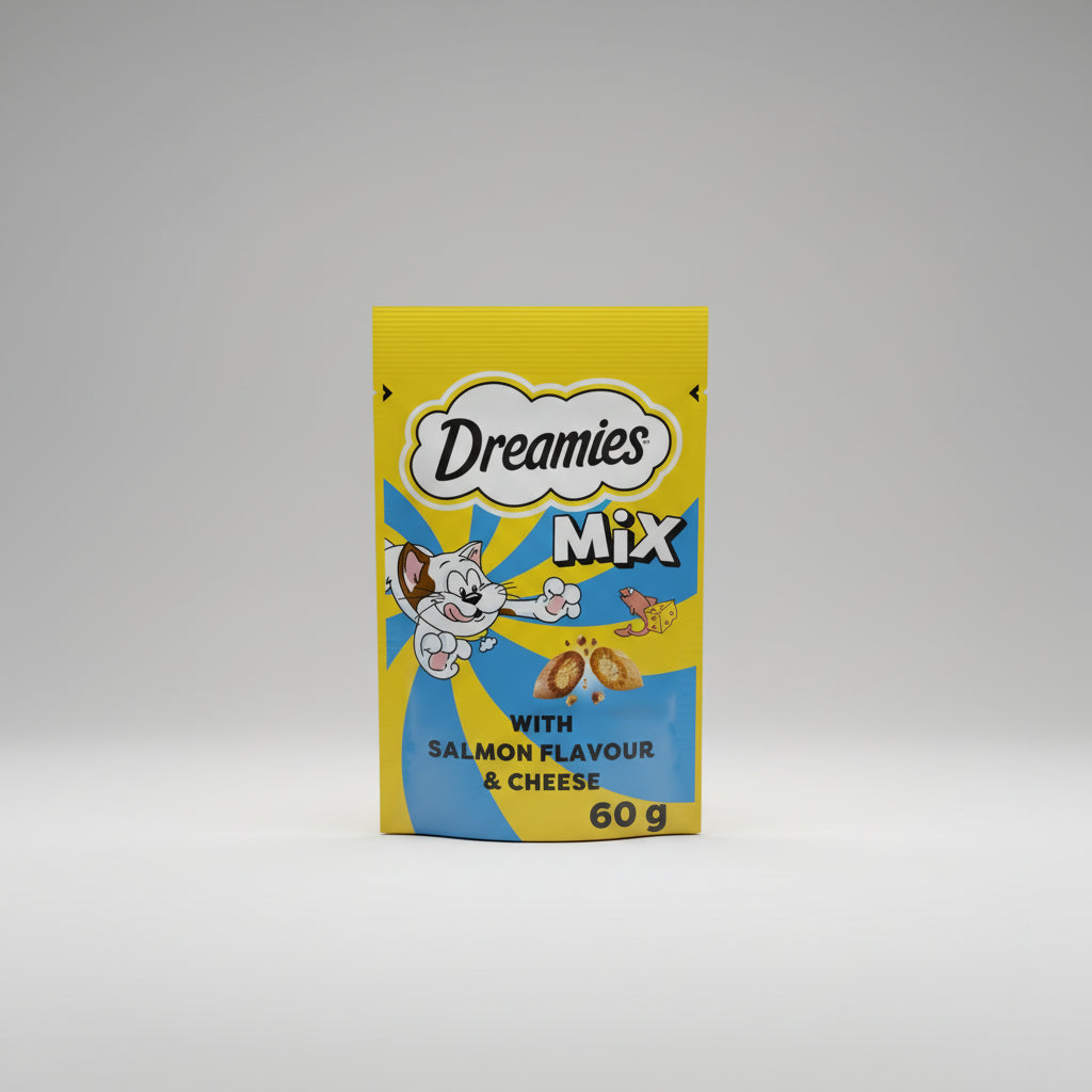 Dreamies mix Salmon & Peynirli 60g