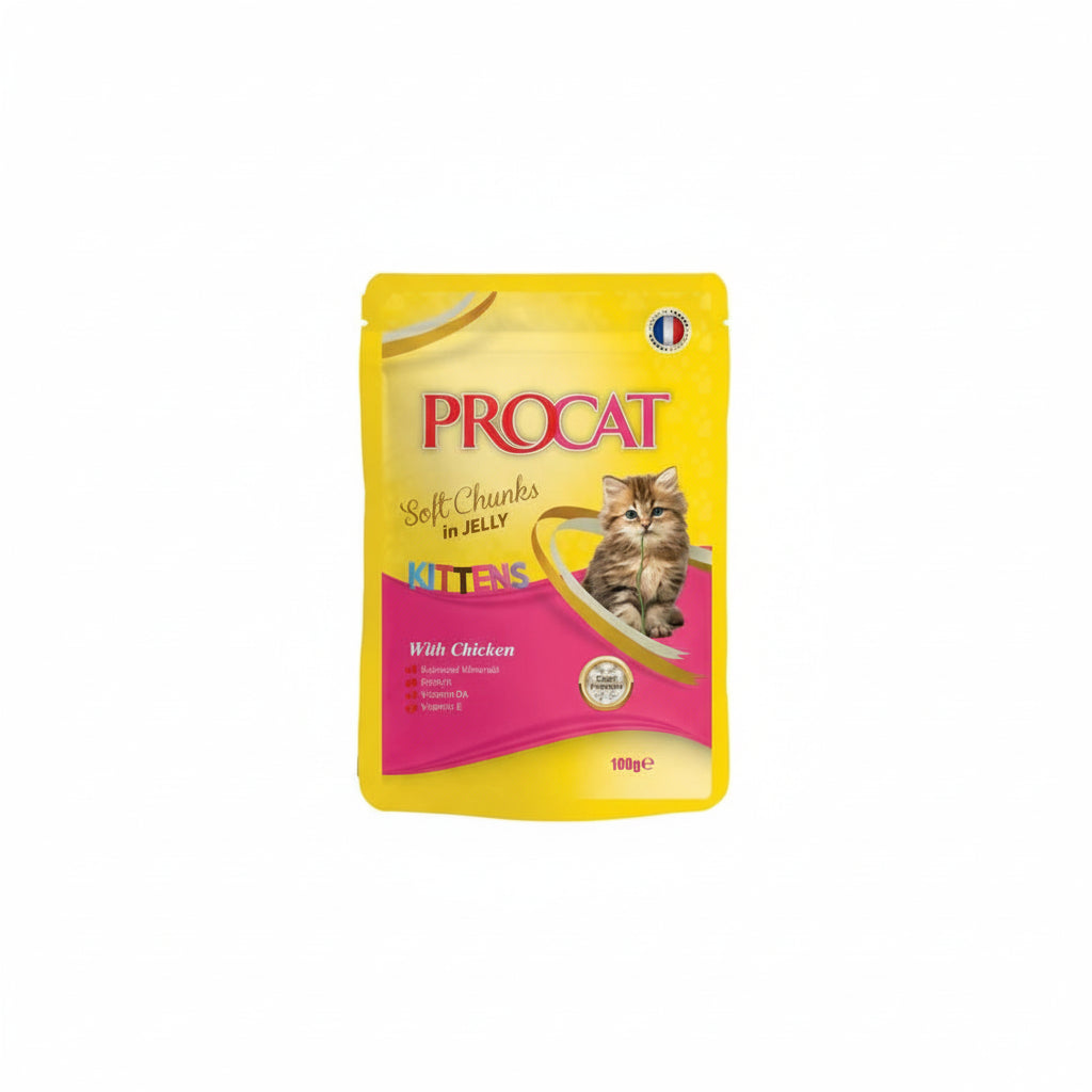 Procat Kittens Chicken Pouch - 100 GM