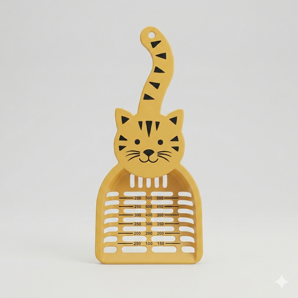 Cute Cat-Shaped Litter Scoop
