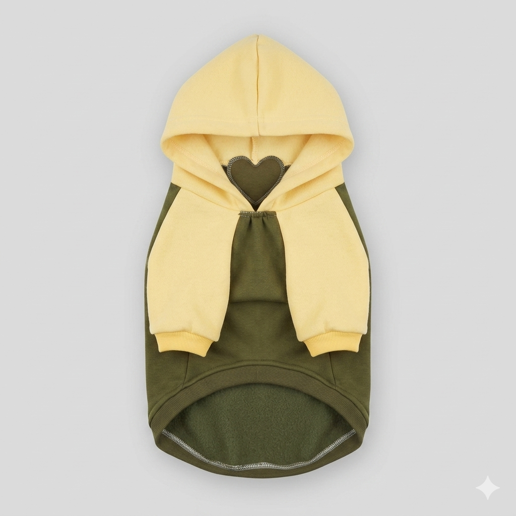 Premium Two-Tone Pet Hoodie