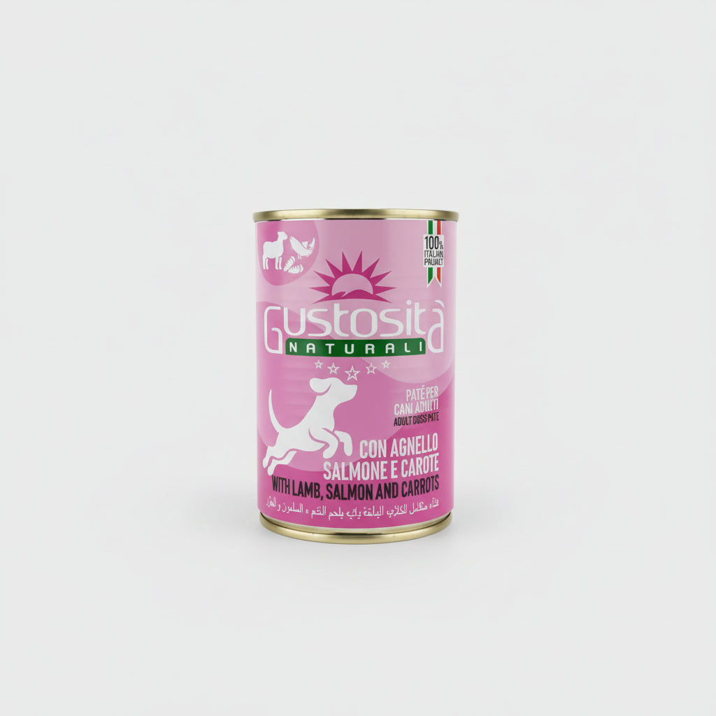 Gustosita Naturali Adult dog pat lamb 400g