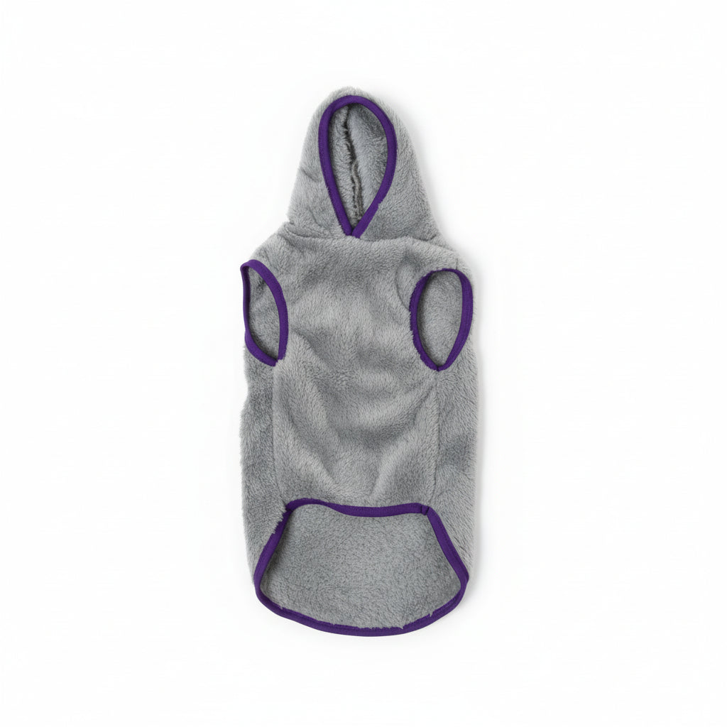 Luxury Fur Hoodie – Contrast Trim Edition