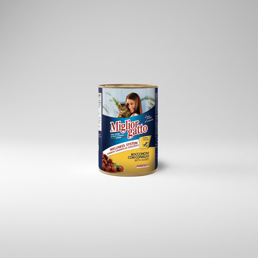 Miglior Cat Chunks Rabbit - 405 GM