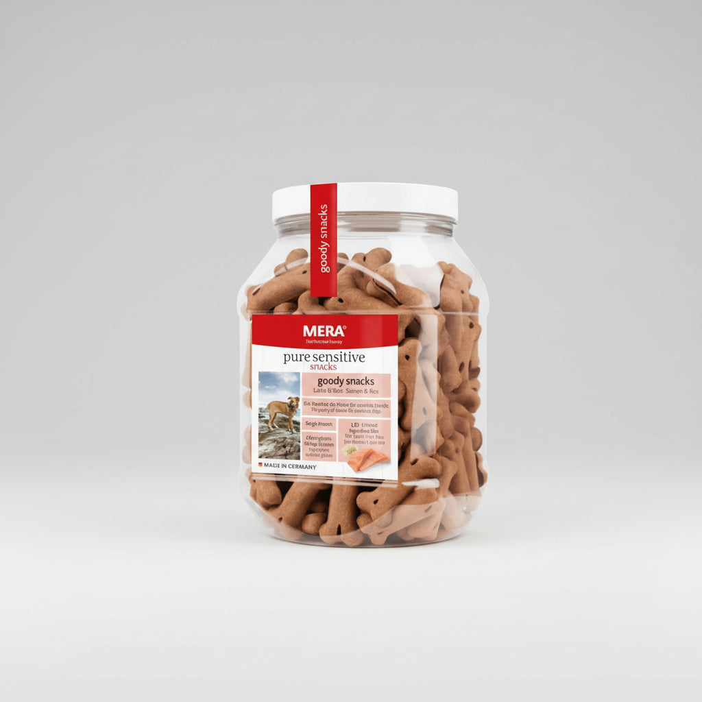 MERADOG Pure Sensitive Goody Snacks with Salmon & Rice Treat 600g