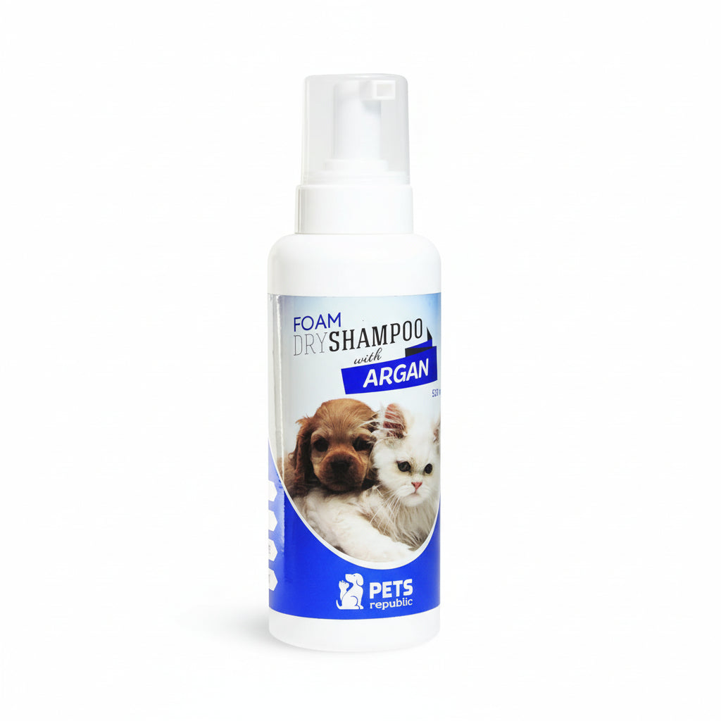 Pets Republic Foam Dry Shampoo with Argan Oil 520ml