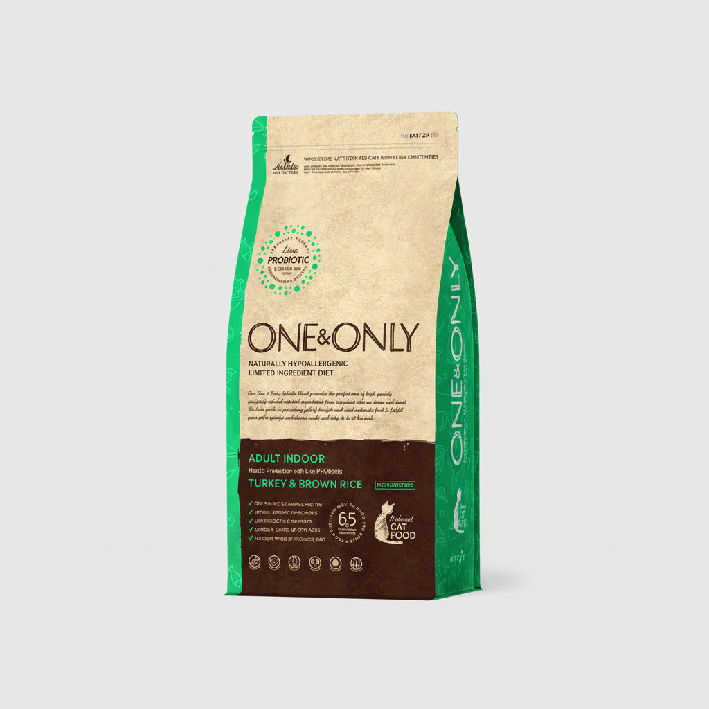 One & Only Adult Indoor Cat with Turkey and Rice (2Kg)