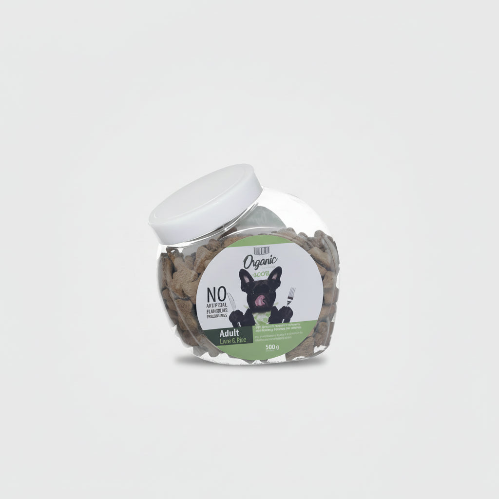 Orgo Organic Biscuits & Crunchy Treats - Liver (500g)