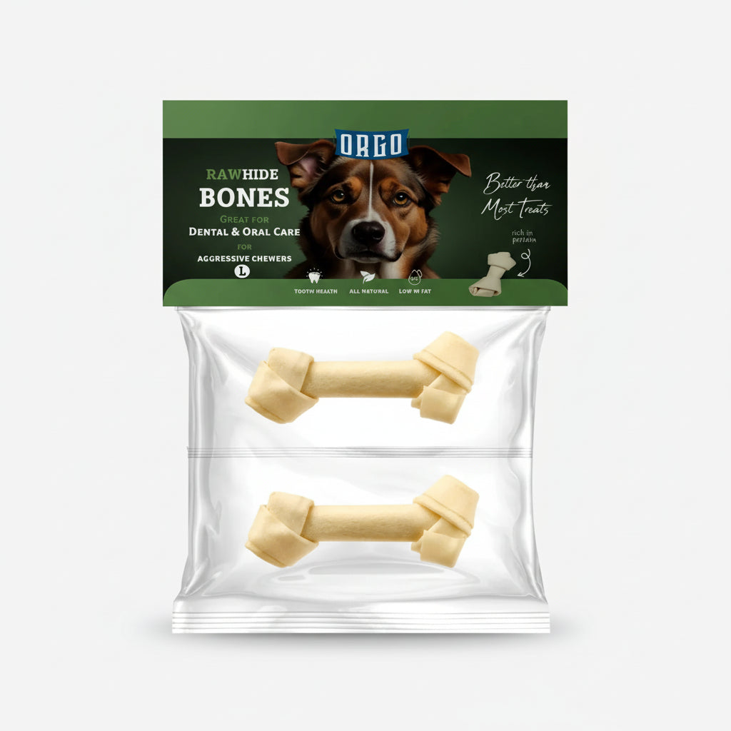 Orgo Rawhide Bones 2 pcs