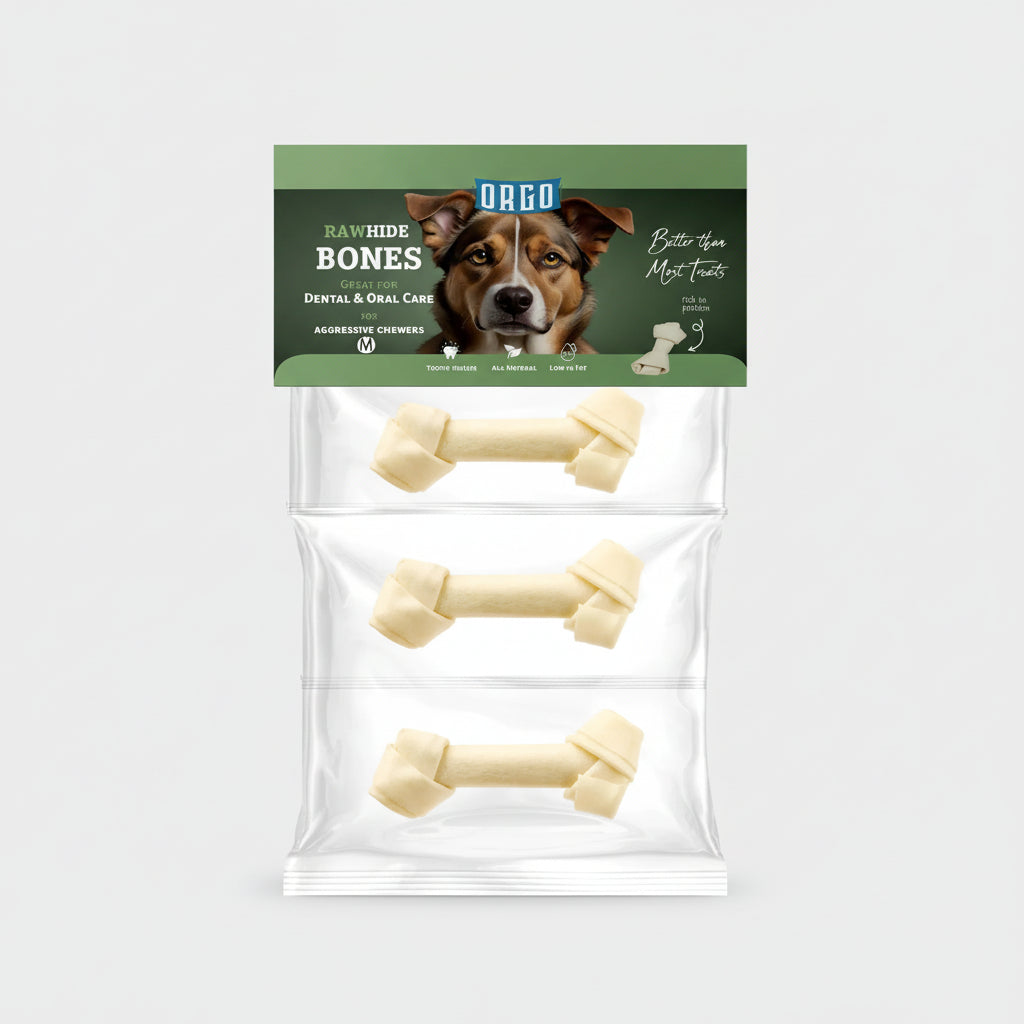 Orgo Rawhide Bones 3 pcs