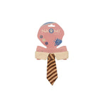 Naomi™ Formal Pet Necktie with Collar – Dashing Striped Accessory for Cats & Dogs