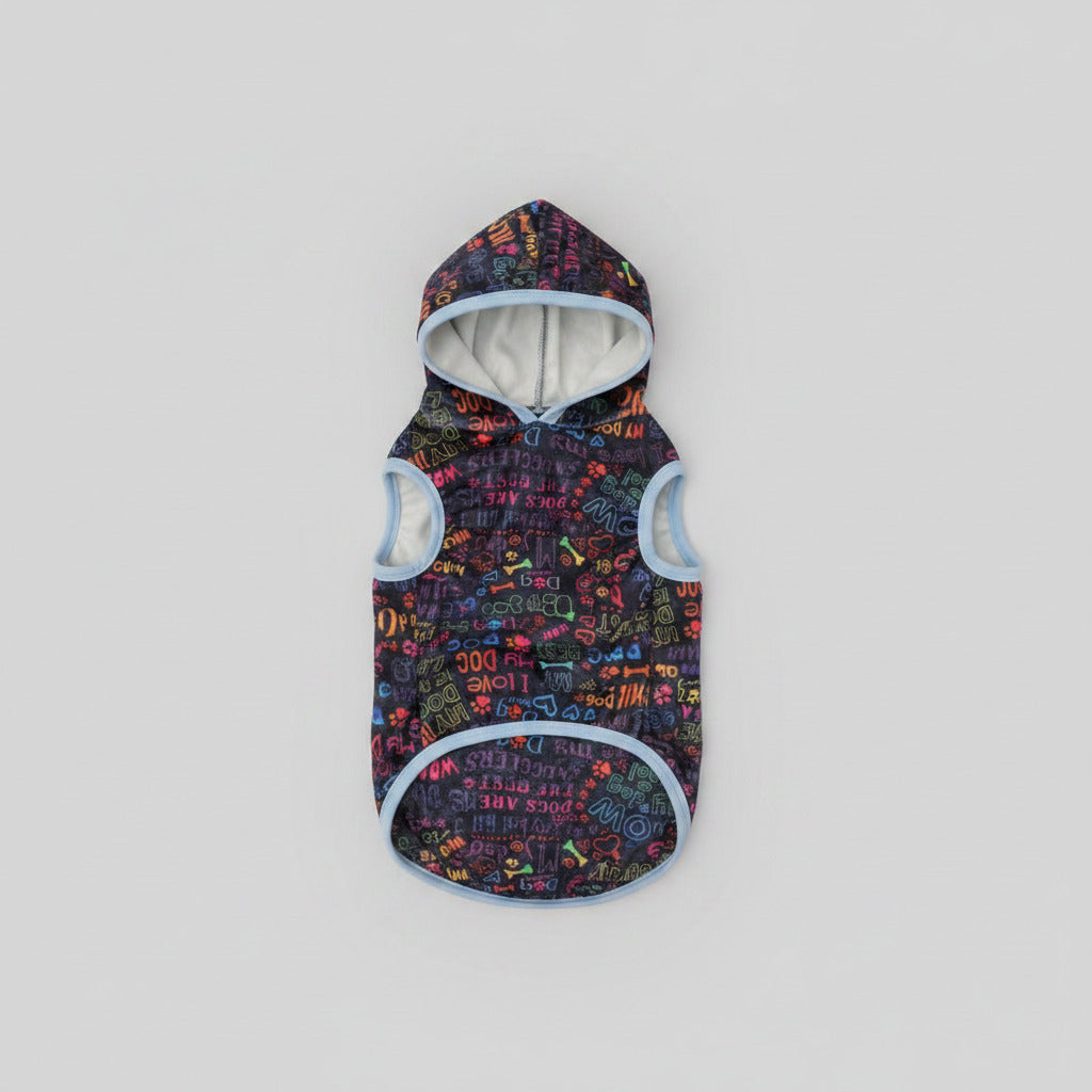 "Neon Love" Pet Graphic Hoodie Size 6