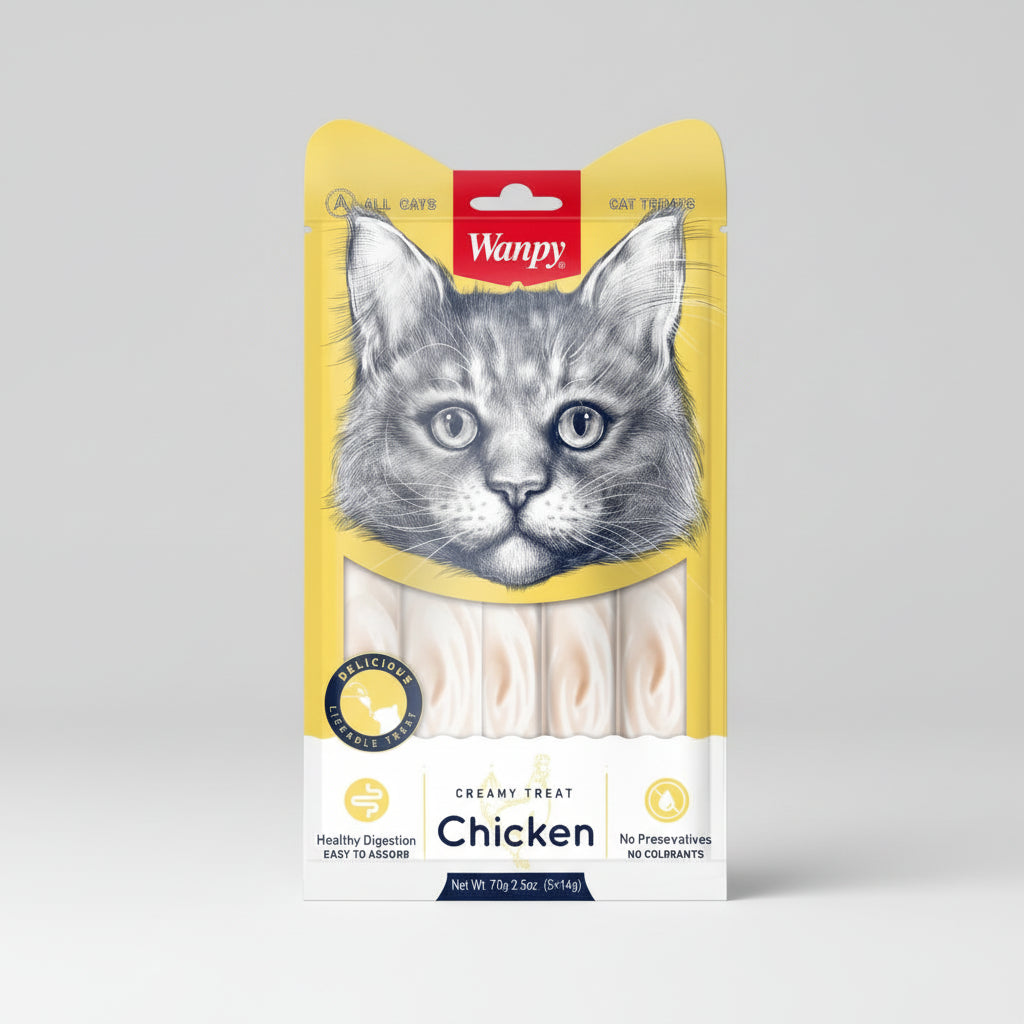 Wanpy Creamy Treat chicken flavor for Cats