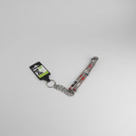 Nunbell Bone-Pattern Training Collar with Chrome Chain - Size S-M (1.5cm x 25-40cm)