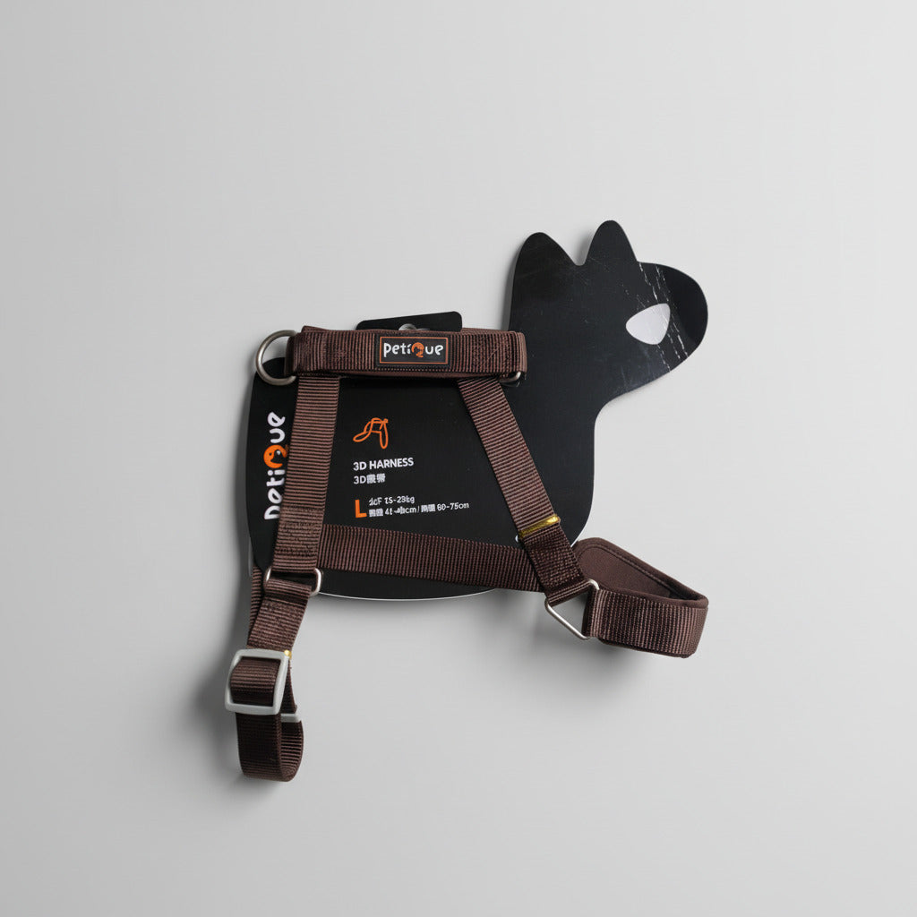 Petique 3D Ergonomic Comfort Pet Harness - Size L (60-75cm Girth)