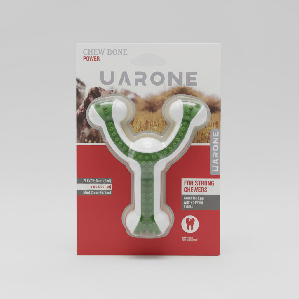 Uarone Chew Bone Power – Durable Dental Care Toy for Strong Chewers