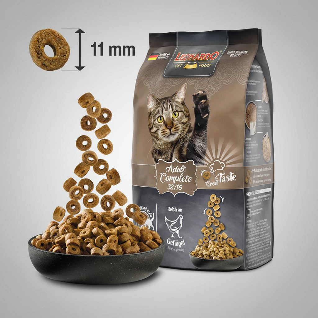 Leonardo Adult Complete 32/16 - 1.8kg Dry Cat Food