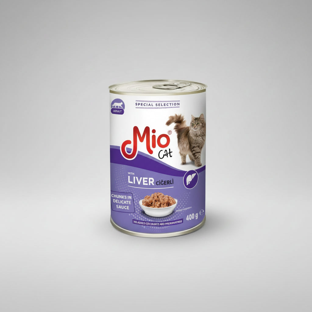 Mio Cat Wet Food with Liver 400g