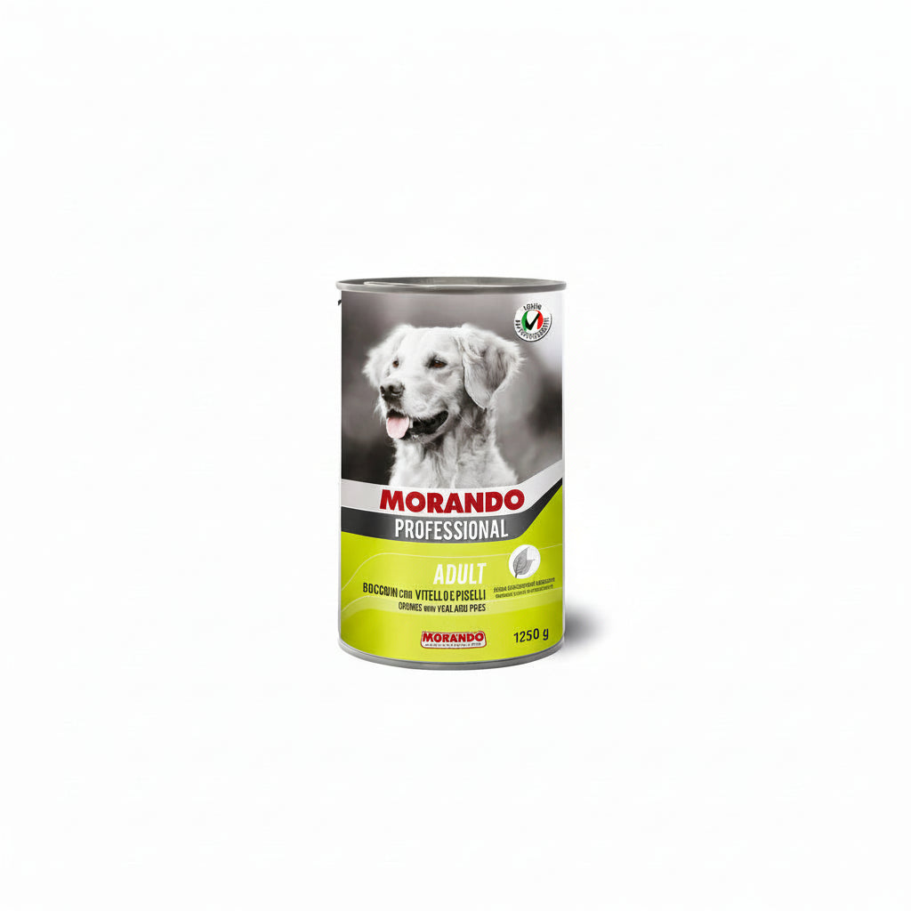 Morando Adult Vitello Piselli 405g