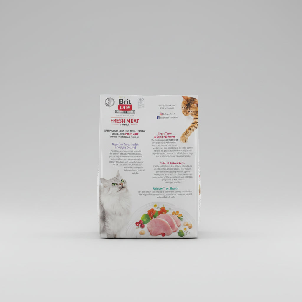 Brit Care Cat dry food grain free sterilized urinary health 400g