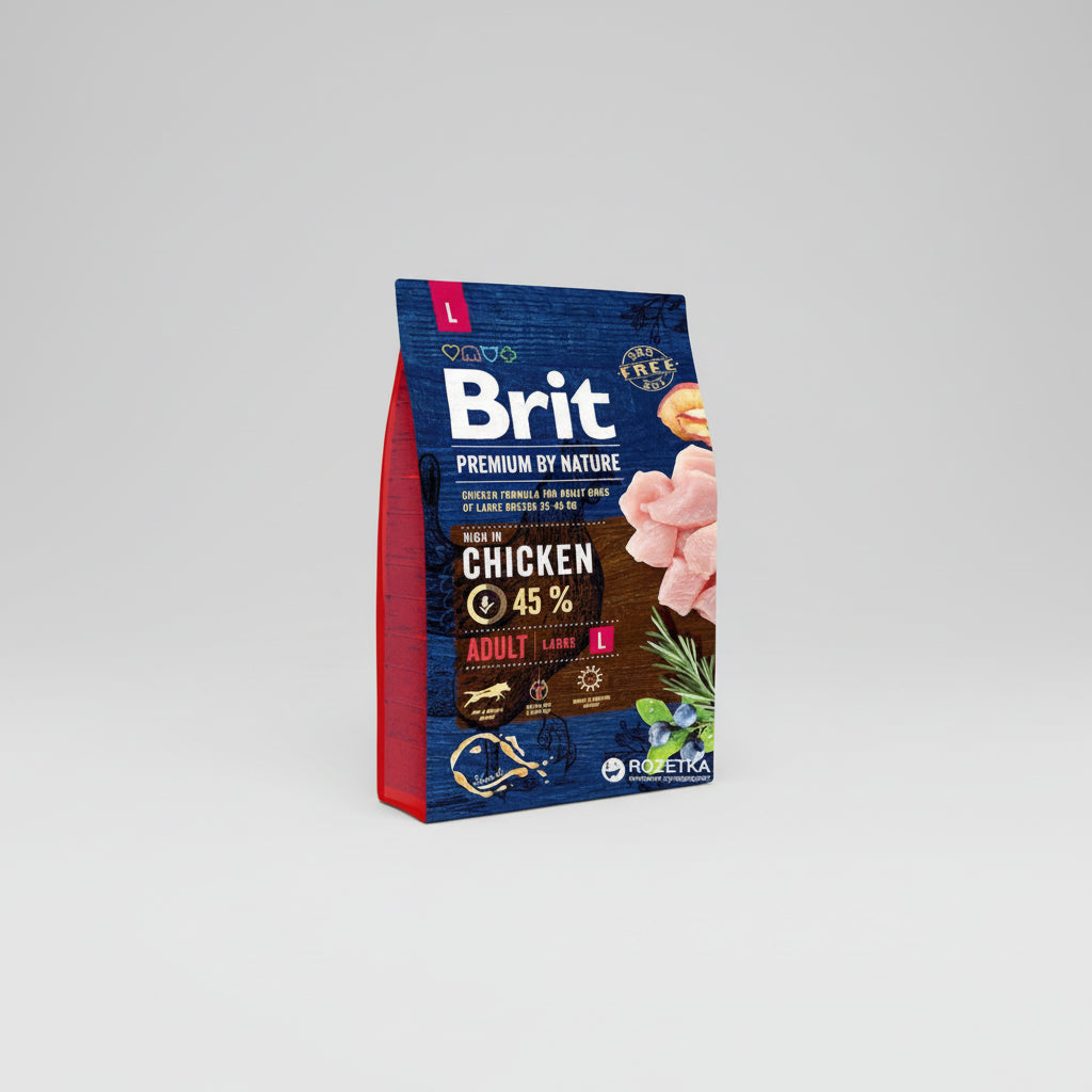 Brit Dry Food For Adult Large ( 25 Kg - 45 Kg ) Dogs Chicken 3 Kg