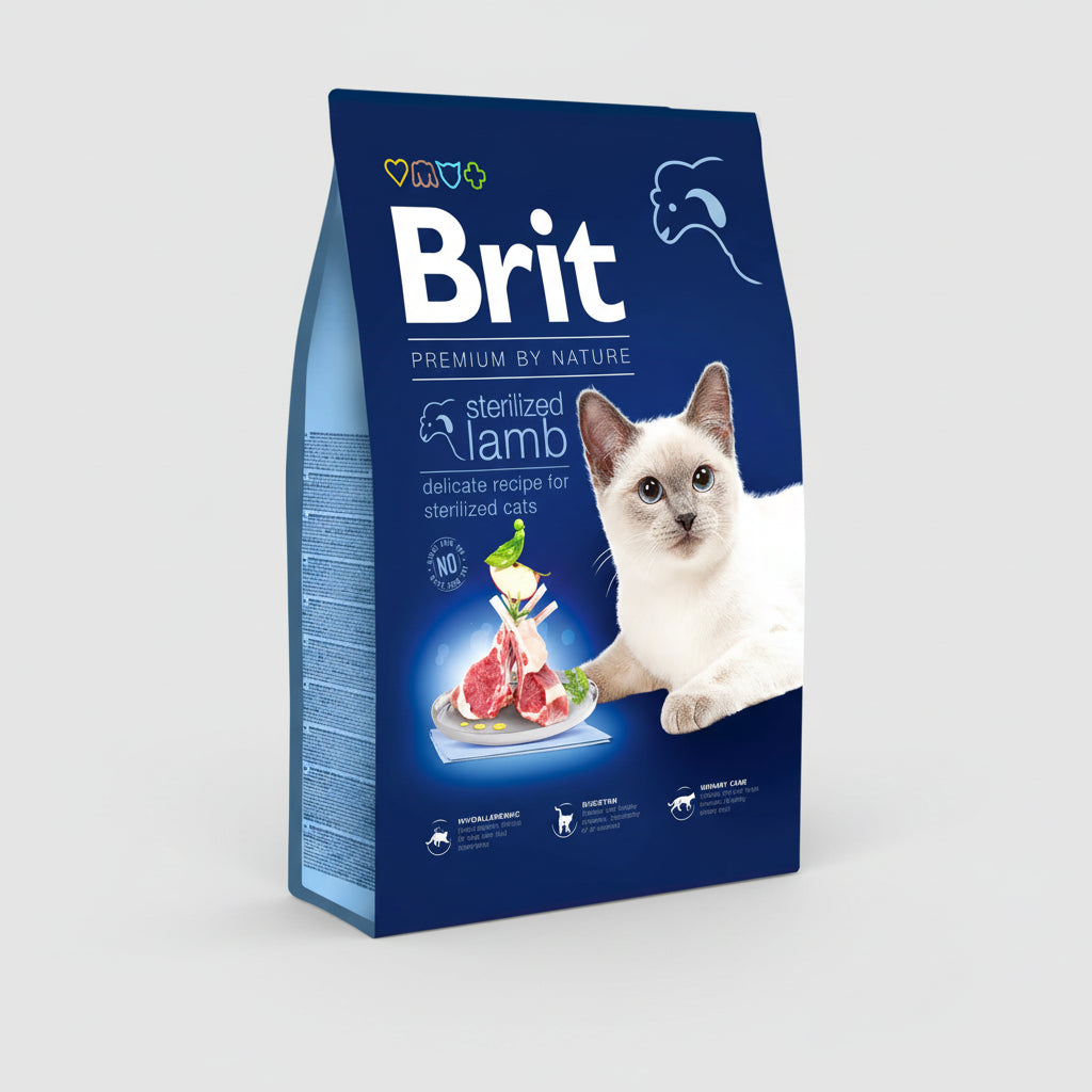 Brit Lamp Sterlised Cat dry food Adult 1.5 kg