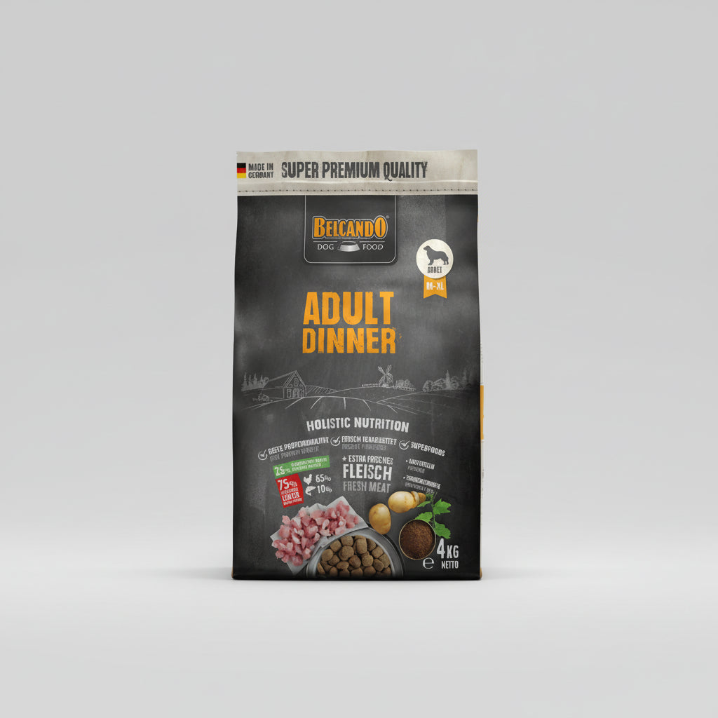 Belcando Adult dinner Dog Dry Food M-XL 4kg