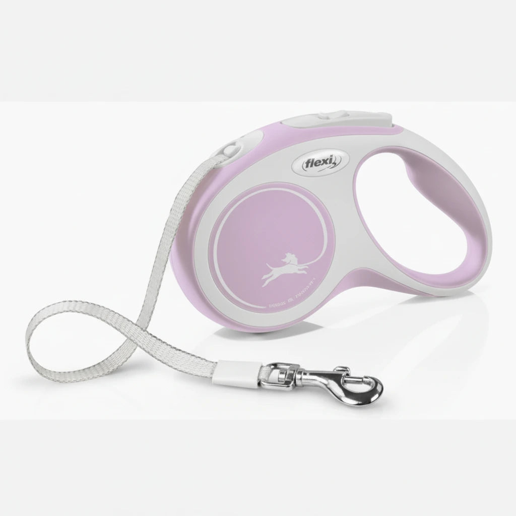 Flexi New Comfort Retractable Dog Lead - Ergonomic Soft Grip (Tape/Cord)