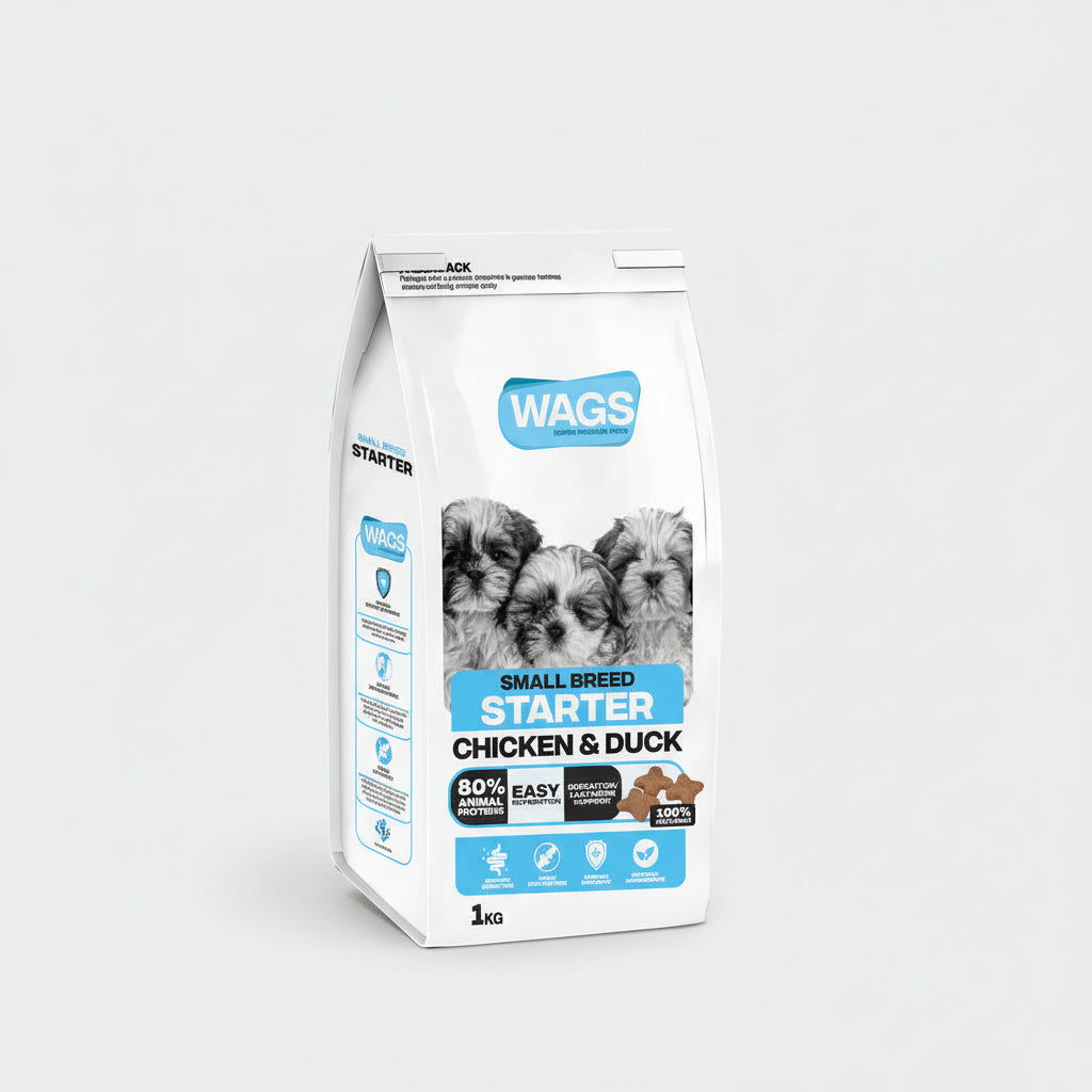 Wags small breed starter 1kg