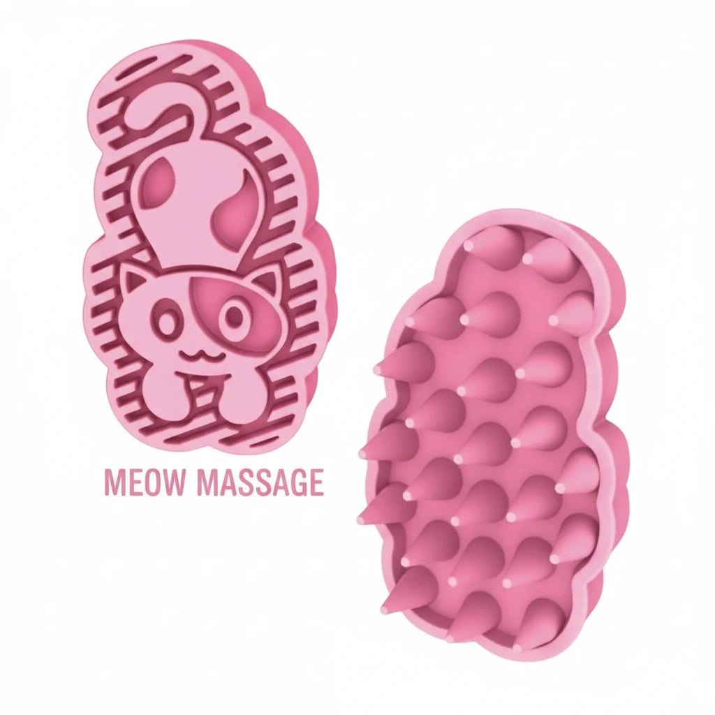 Soft Grooming & Deshedding Tool for Cats