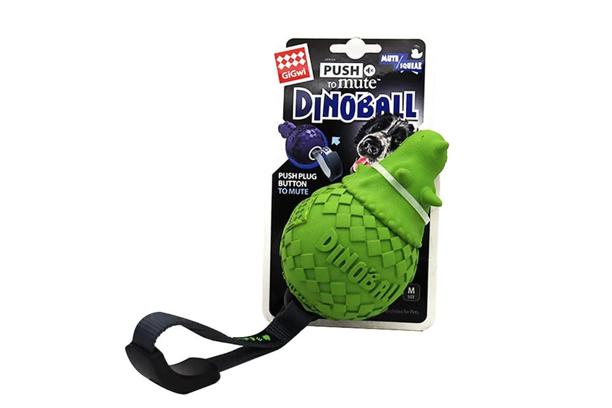 GiGwi Push to Mute Dinoball