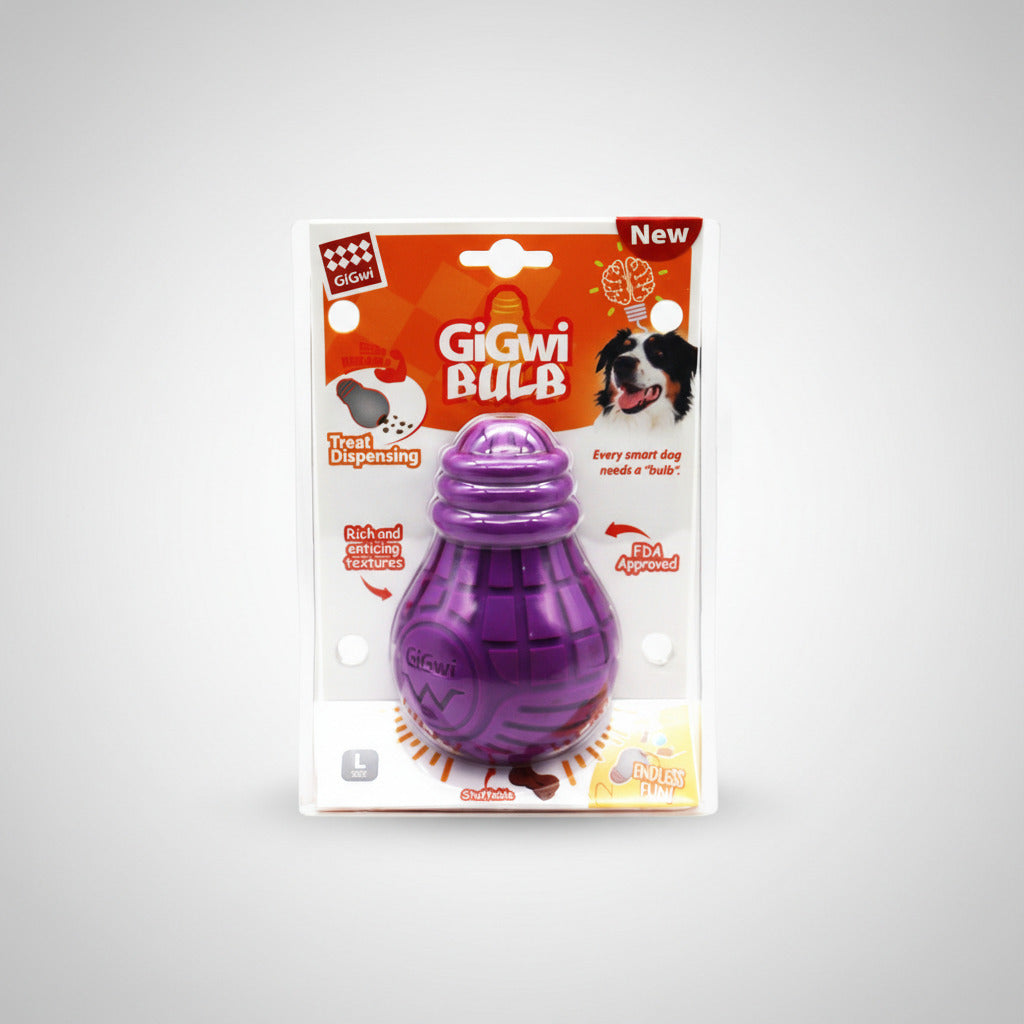 Durable Rubber Treat Dispensing Dog Toy & Interactive Chew
