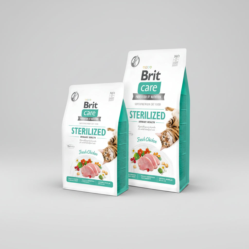 Brit Care Cat dry food grain free sterilized urinary health 400g