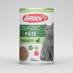 Groovy Classic Pâté for Cats – Premium Chicken Flavor (400g Can)