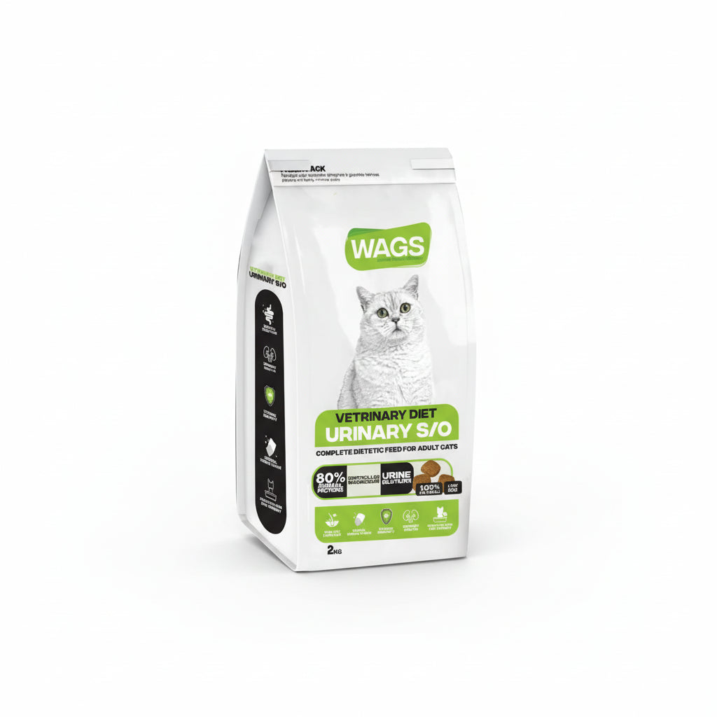 Wags Dry food Cat Urinary S/O Poultry 2KG